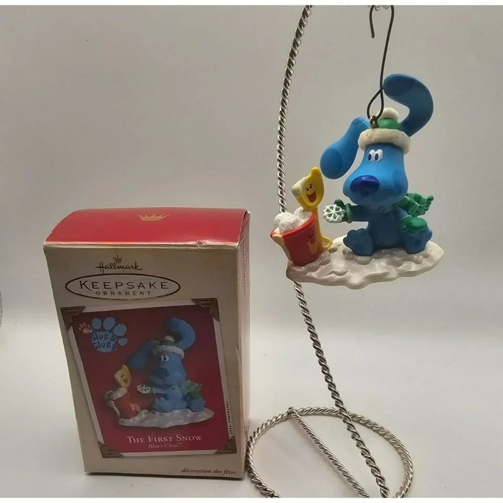 Hallmark Keepsake‎ Ornament The First Snow Blues Clues 2002 With Box